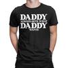 Was Papa will, bekommt Papa Merch Unisex Unisex T-Shirt 100% Baumwolle T-Shirt Druck Oberteile T-Shirt