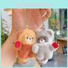 Soft Piggy Panda Plush Animal Key Chain With Magnetic Pair Backpack Pendant