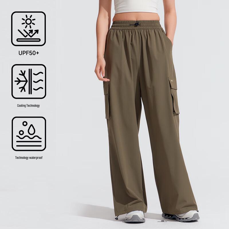 VVC Women's Convertible Wide-Leg Sun Protection Cargo Pants