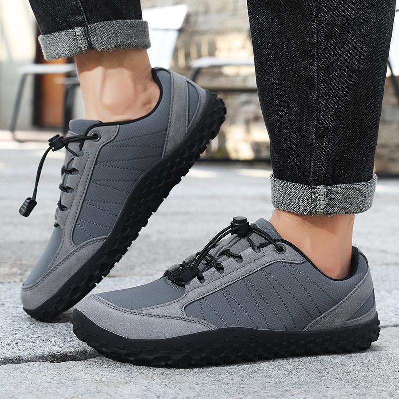 Fashion Unisex Wide Toe Sneakers Outdoor Travel Breathable Shoes Comfortable Lace Up Walking Sneakers Hiking Shoes Portable Plus Size 48