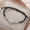 Dawapara Vintage Seed of Life Bracelet Powerful Sacred Geometric Figures Yoga Jewelry Stainless Steel Couple Bracelet