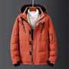 2025 Men's Down Jacket Men's Short Casual Outdoor Multi-Pocket Hooded Winter Wear