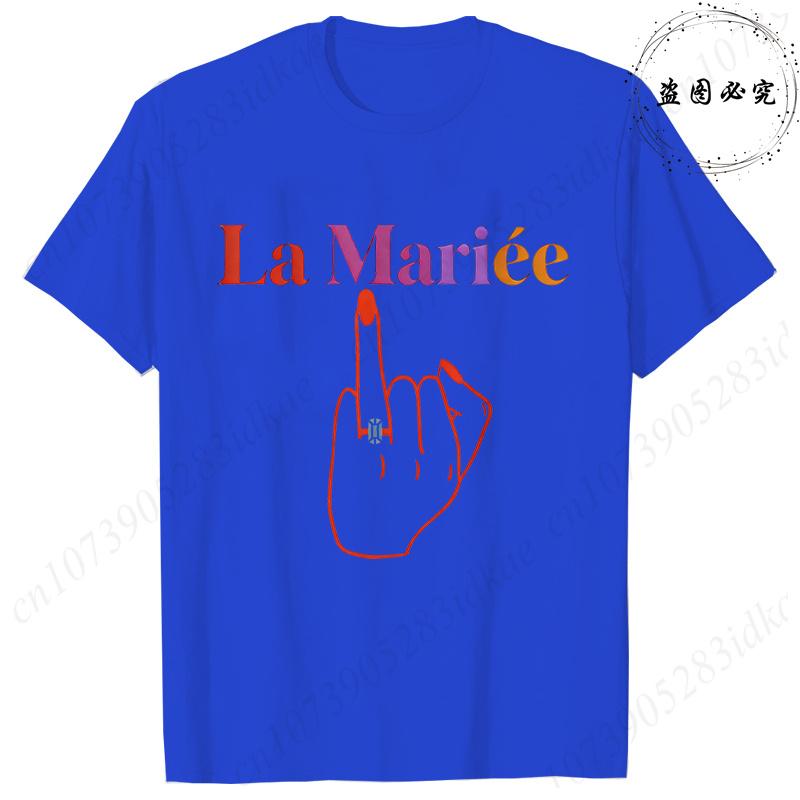 French Girls Single Farewell Tops Future Bride Team Bride Tees Printed Tshirts for EVJF Bridal Shower