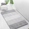 Washable Plush Floor Mat Water-absorbent Rug Quick Color Bathroom Mat Gradient Dry Absorbent Rug Anti-Slip
