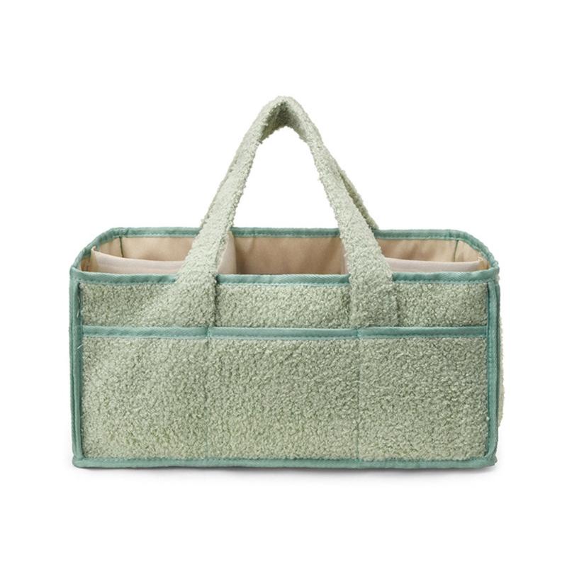 

Spacious Baby Diaper Storage Bag Organiser for Organizing Essential New Mom Handbag Enjoy Car Travel Convenience зелений