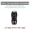 3 Buttons Full Protection Key Case Cover For Porsche Cayenne Macan Panamera 911 718 Cayman 918 958 Remote Key Fob Shell