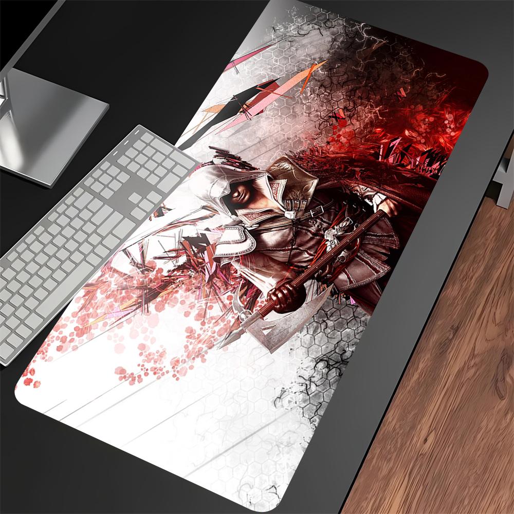 Game Assassin S Creed Mouse Pad Cartoon Lockedge Large Gaming Pad Computer Gamer Keyboard Mat Nonslip Mousepad PC Big Desk Mats