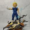 Dragon Ball Majin Vegeta Action Figure Super Saiyan Half Body Statue Collectible Anime Model Decor Ornament