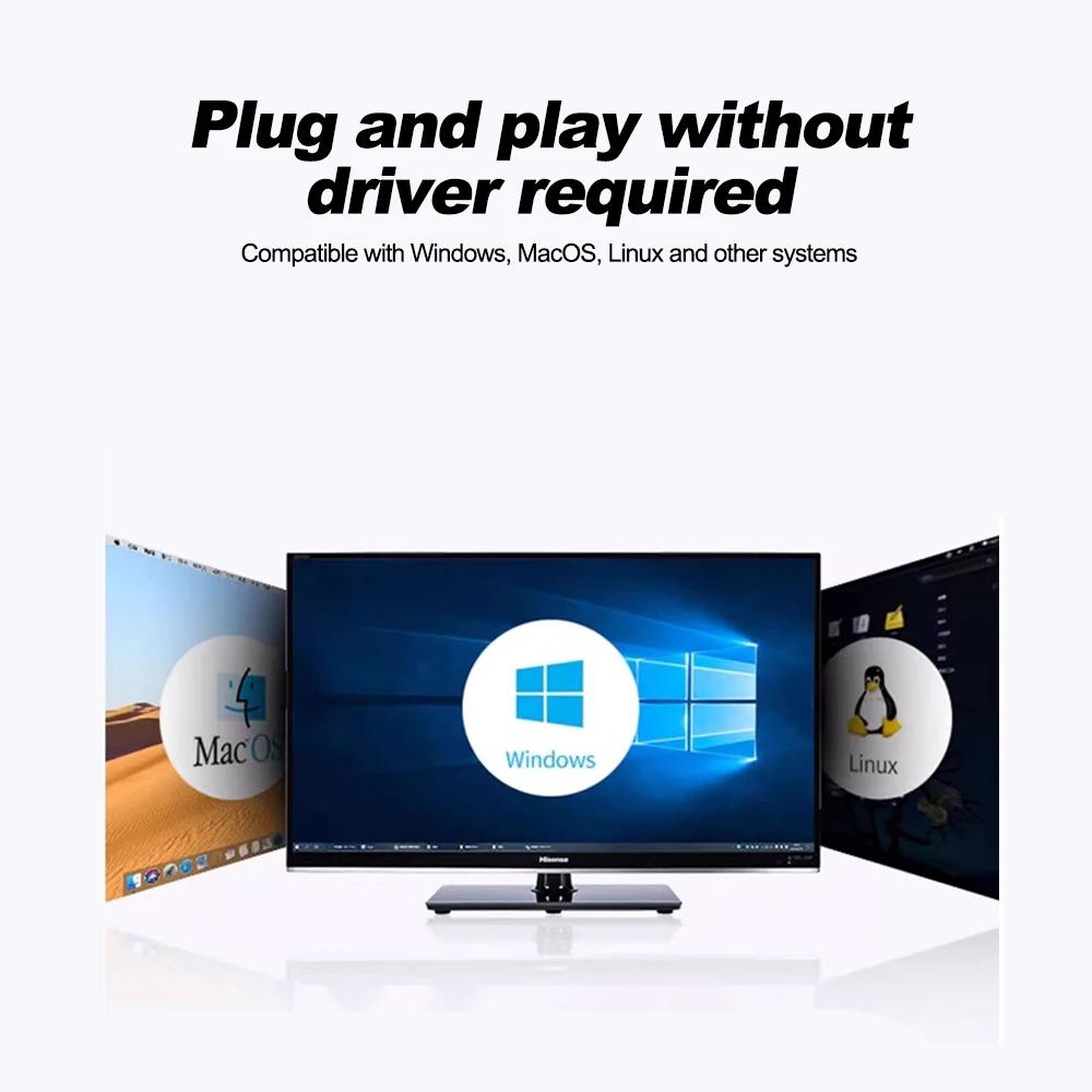 USB 3.1 To M.2 NVMe NGFF SSD Hard Drive Adapter Converter 10Gbps External Enclosure For SD TF Card Reader Type A+C