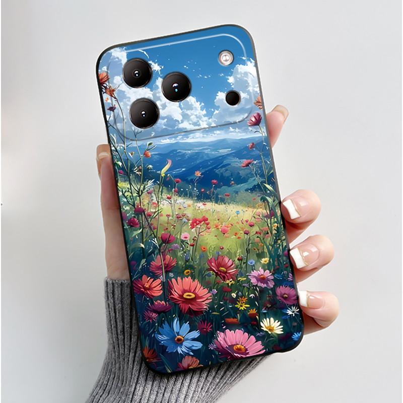 Casing For BlackView Wave 7C Phone Case Aesthetic Luxury Cute Cool Boys Girls Pattern Black Soft TPU Protective Shell Cover