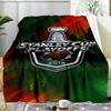Minnesota Hockey Team Blanket Flannel Throw for Sofa, Indoor, Camping, Living Room, Office, Chair, And Bed Soft Birthday Gift