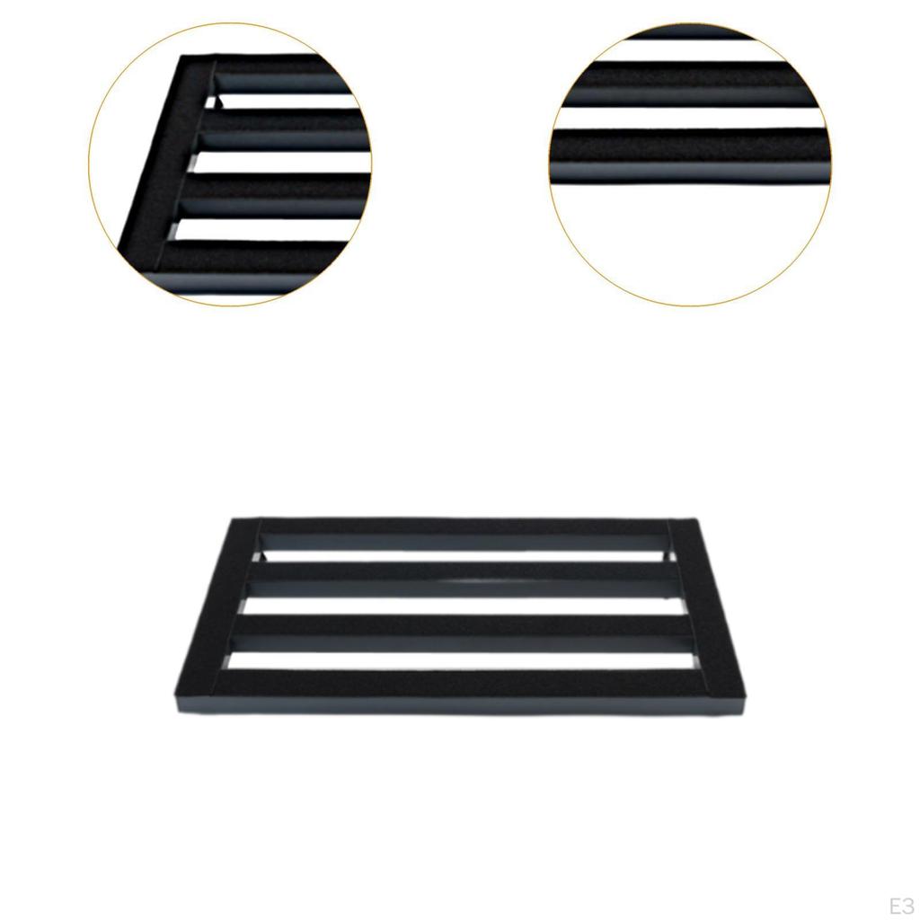 Aluminum Alloy Pedal Board for Guitar Effects, Non-Slip Design Bass Instruments