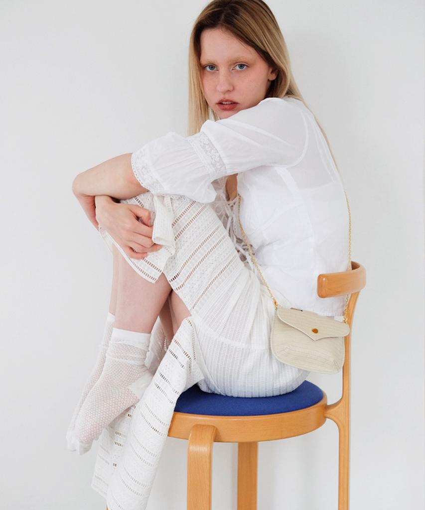 Atmyfingertip Tiny Loose Bag Ivory