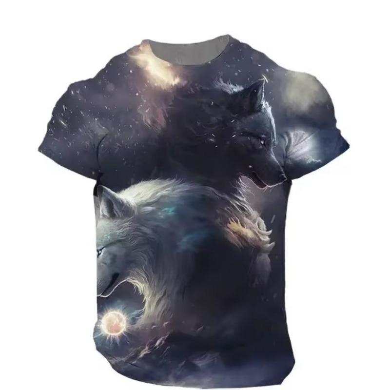 Pánská trička Rychleschnoucí topy Letní móda Streetová trička s krátkým rukávem Trička s 3D grafickým potiskem Trička nadměrné velikosti Mužské oblečení