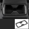 For Toyota Highlander XU70 Refit   2022 Car Carbon Fiber Interior Mouldings Gear Panel Cover Frame Accessories For