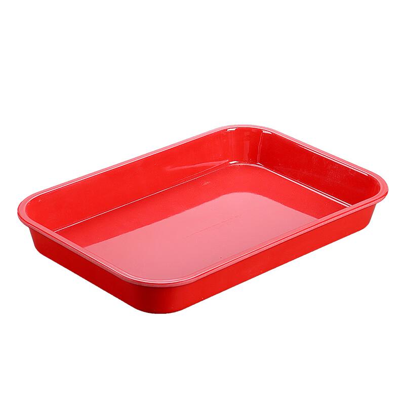 ZISIZ Rectangular Imitation Porcelain Display Tray