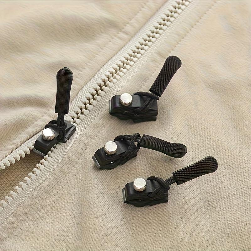 2pcs Universal Zipper Repair Kit Metal Replacement Sliders for Luggage, Backpacks Clothing