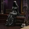 3D Printed Gothic Sculpture Reaper Goddess Figurine Ornaments, Dark Style Sculpture, Abstract Art Faceless Statue for Desktop Bookshelf Decor Durable