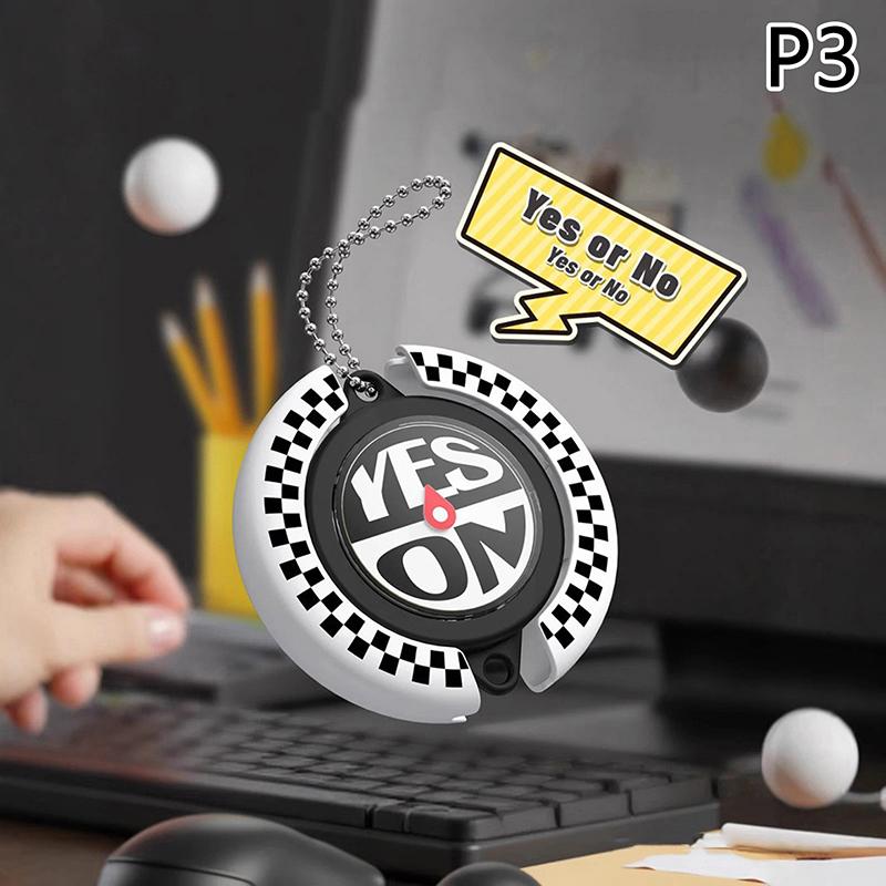 

1 шт. Брелок серии «Колесо Фортуны» Высокосложный решатель задач Брелок-вертушка Игрушка Креативный пластиковый дисковый кулон