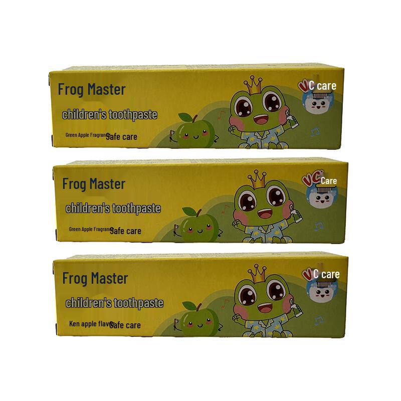 

Frog Prince Apple Anti-Cavity Toothpaste 3-Pack