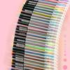 1 Set Student Highlighter Gel Pen 6/12/18 Colors Large Capacity Glitter Gel Pens For Journaling Kids Graffiti Gift