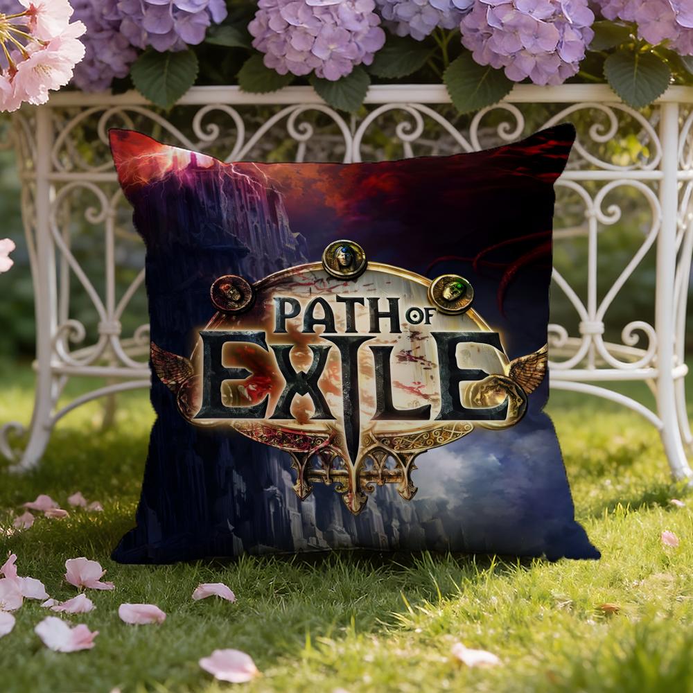 GamePath of Exile Cushion Cover Home & Car Dual-Scene Pillow Cover: Reversible for Premium Comfort