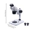 Stereo Microscope with Two-toneColor Stage Bench-Top for Phone Repair