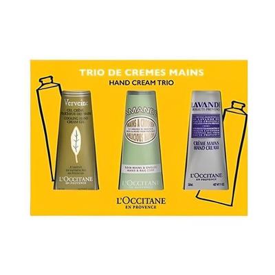 Trio di creme naturali per le mani (Verbena, Mandorla Deliziosa, Lavanda)