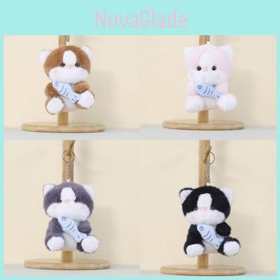 Plush Cat Pendant Toy With Pp Cotton Filling For Bag Decorations And Giftgiving