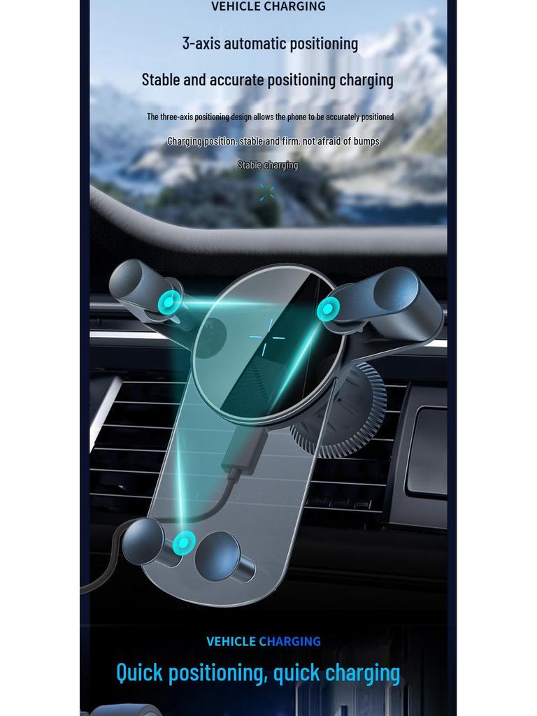 15W bezdrátová nabíječka a držák do auta na telefon