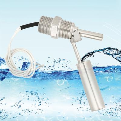 Water Level Controller Liquid Water Level Sensor Side-Mounted 304 Stainless Steel 1/2NPT Male Thread DC0-110V