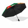 1pc Festive Cat Holiday Gift Box Automatic Open/Close Umbrella with One-Touch Button, Compact Folding Canopy, Sturdy 8-Rib Windproof Design S10