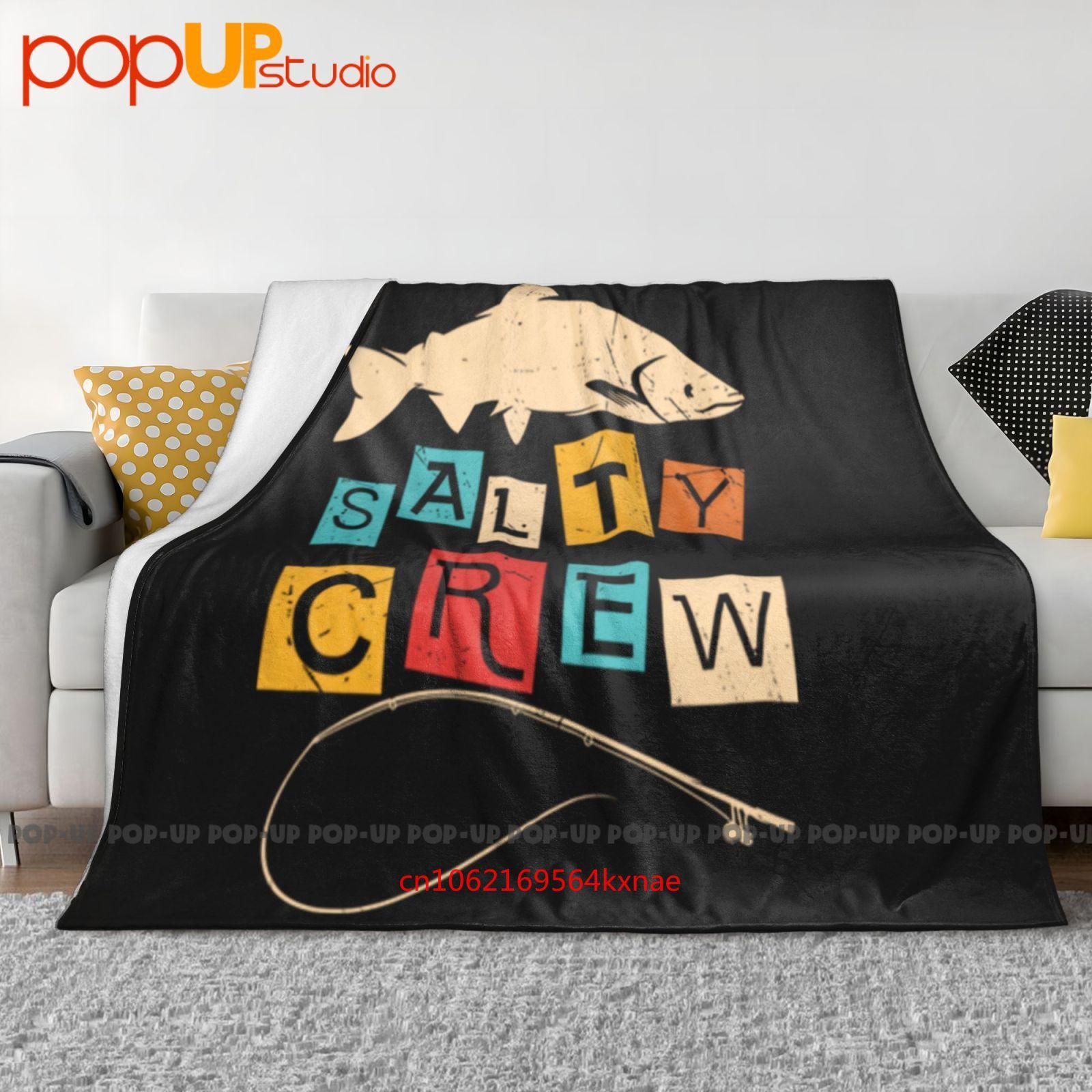 Org Salty Crew Thrill Seekers Risk Takers Surf Snow Skate Rare Ultra-Soft Blanket Quilt Winter Sofa Cover Bed Covers 30x40in