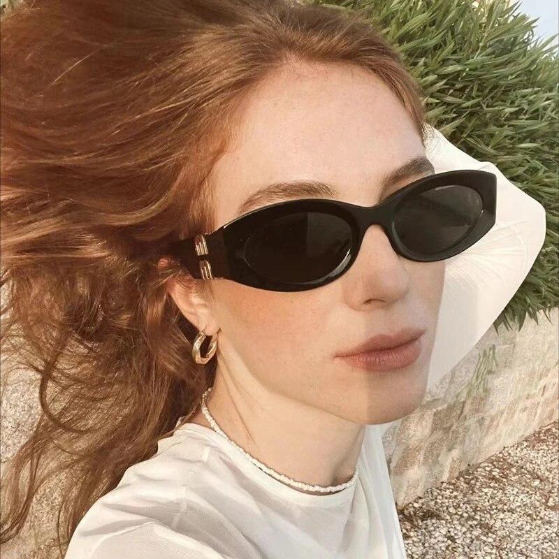 

FEISHIN знаменитости оригинальные брендовые роскошные солнцезащитные очки женские кошачий глаз винтажные маленькие суперзвезды качественные аксессуары очки женские пикантные