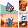 Fun Cartoon Animal Pumpkin Enamel Pin - Perfect Halloween Decoration & Gift for Backpacks or Clothing