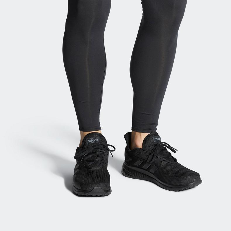New Adidas Duramo 9 Triple Black Wide BB7952