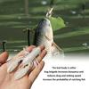 9cm/12.5g Fishing Bait Hollow Simulation Realistic Tempting Angling Soft Rubber Floating Lobster Artificial Bait Outdoor Fishing