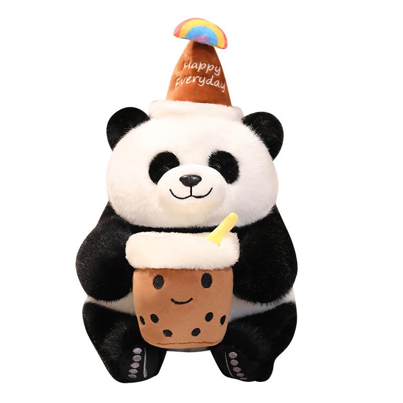 

National Treasure Huahua Panda Doll Throw Pillow Sleeping Doll Soothing Doll Plush Toy Girl Birthday Gift 30cm【0.45kg】