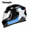 Unisex Electric Motorcycle Helmet, All-Season Full Face, No Neck Coverage