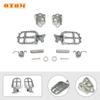 OTOM 2023 Footrest Foot Pegs Footpegs Rests Pedals With Bracket Pin Spring Kit For YAMAHA YZ250F YZ450F Motorcycle Accessories