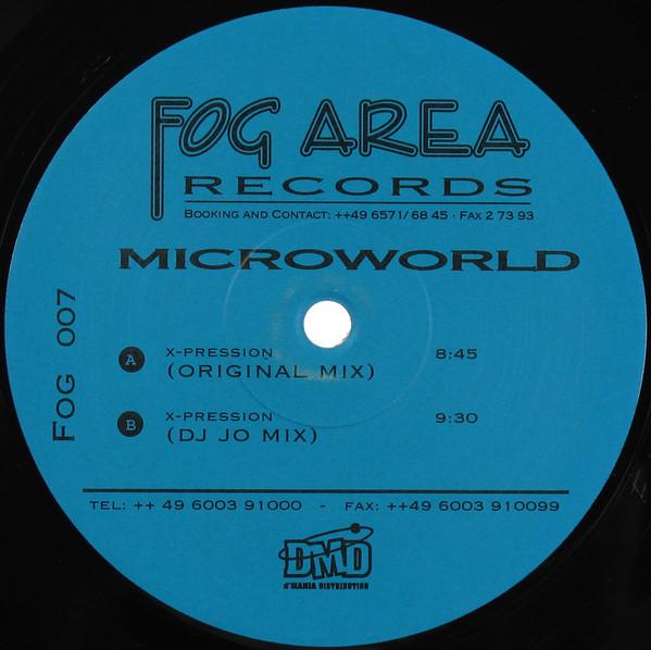 

12inch Record MICROWORLD - X-Pression FOG007 Fog Area Record 1996 Germany Dance & Electronica Used