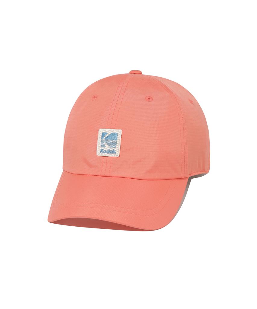 KODAK Relax Fit Blue Logo Ball Cap Orange