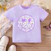 Toddlers Shirt Kids Clothes and Girls Summer Short Sleeved Printed Casual T-shirt Girl Tops