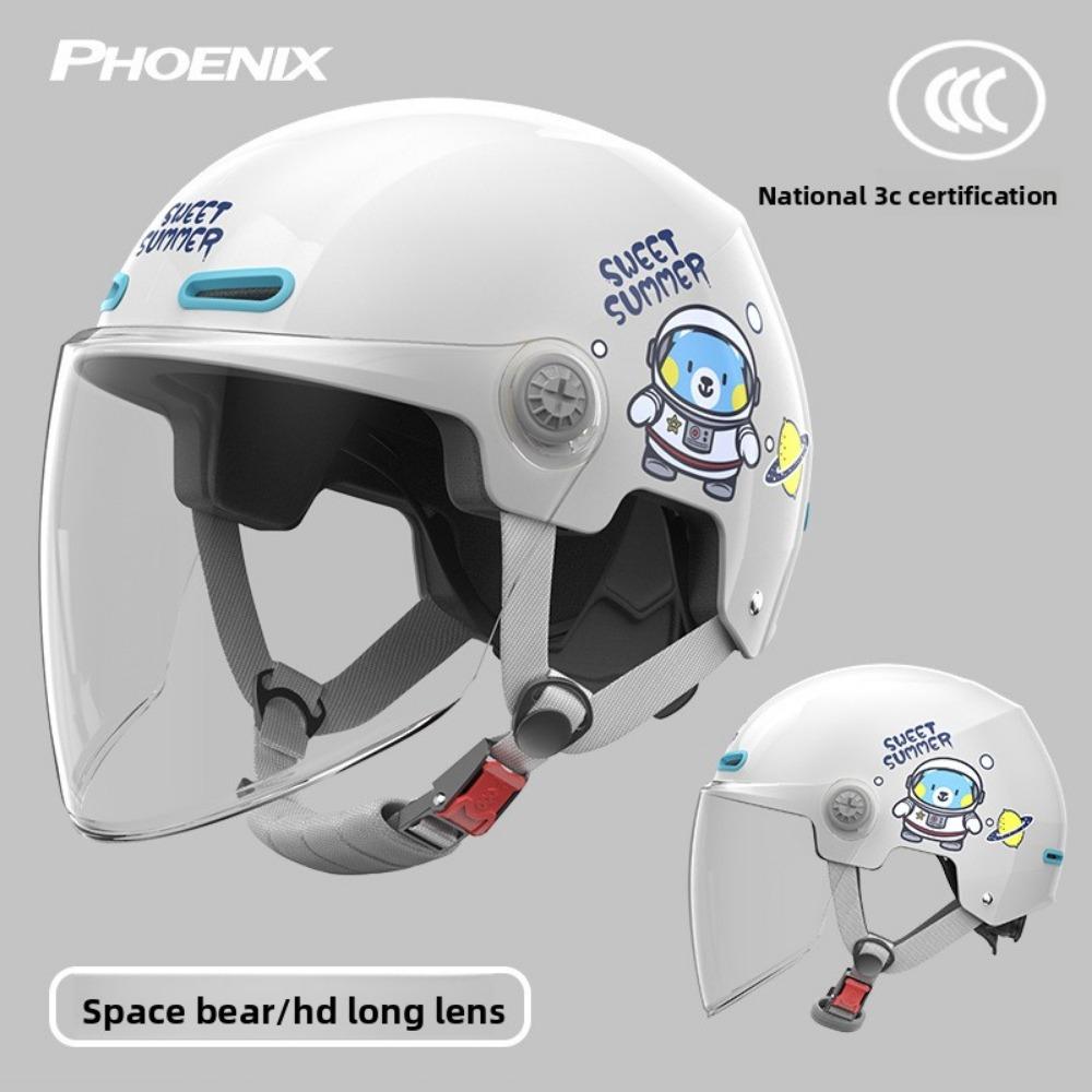 Children's Electric Car Helmet Motorcycle Helmet Cartoon Half Helmet Summer Helmet Four Seasons Helmet