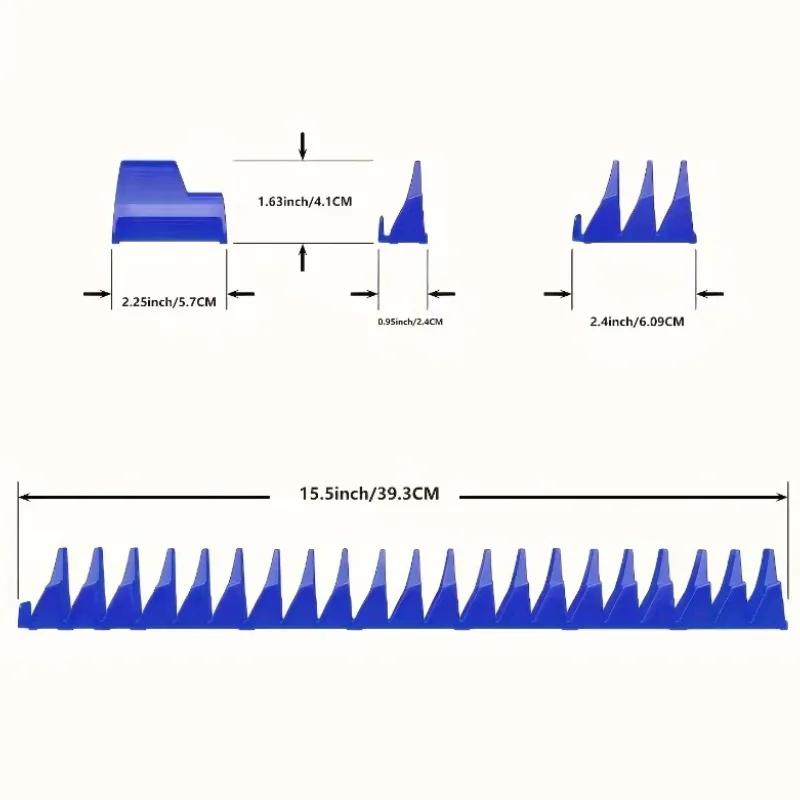 1-10PCS Magnetic Wrench Organizer Practical Portable Tool Storage Rack Wrench Rack for Tool Drawer Storage Easy To Install