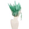 HAIRJOY Anime Dr.Stone Ishigami Senkuu Cosplay Wig Short Green Mix Synthetic  Hair