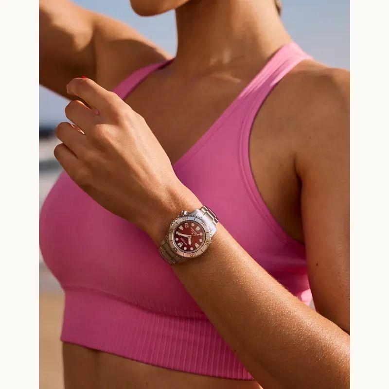 Citizen Promaster Marine 37mm Red Dial Lady's Watch EO2027-50Z