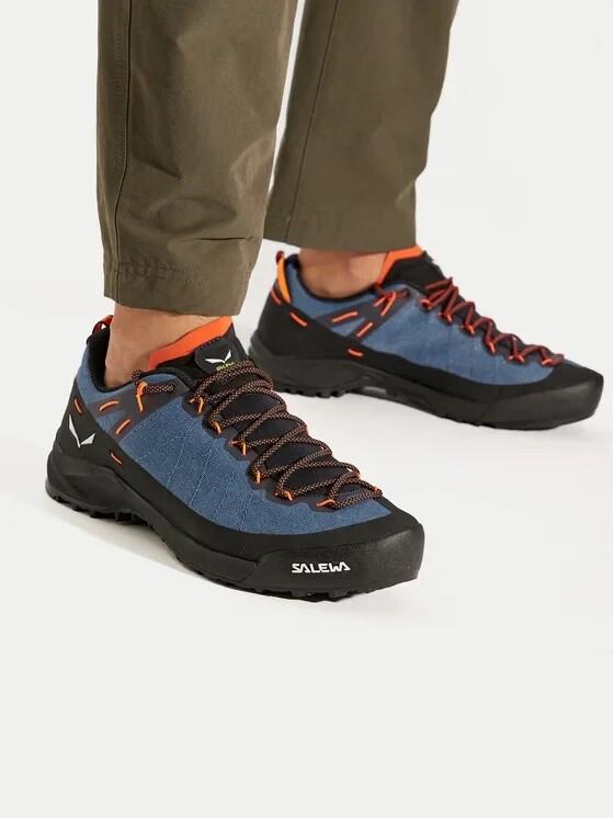 Обувь для треккинга Salewa Wildfire Canvas (61406) blue dark denim/black