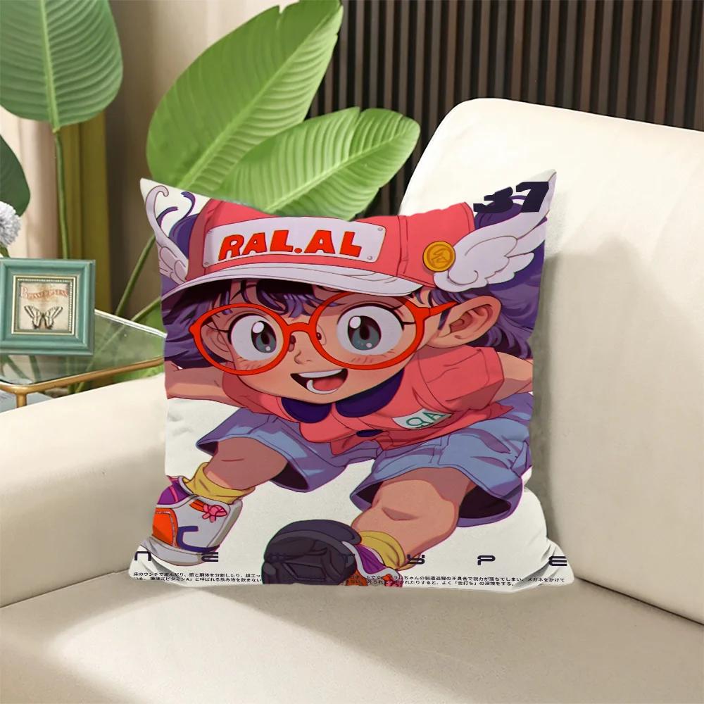 Arale Cushion Cover × Stuffed Cushions Pillow Cases Decorative Pillows for Sofa Elegant Room Covers Sleep Home Textile