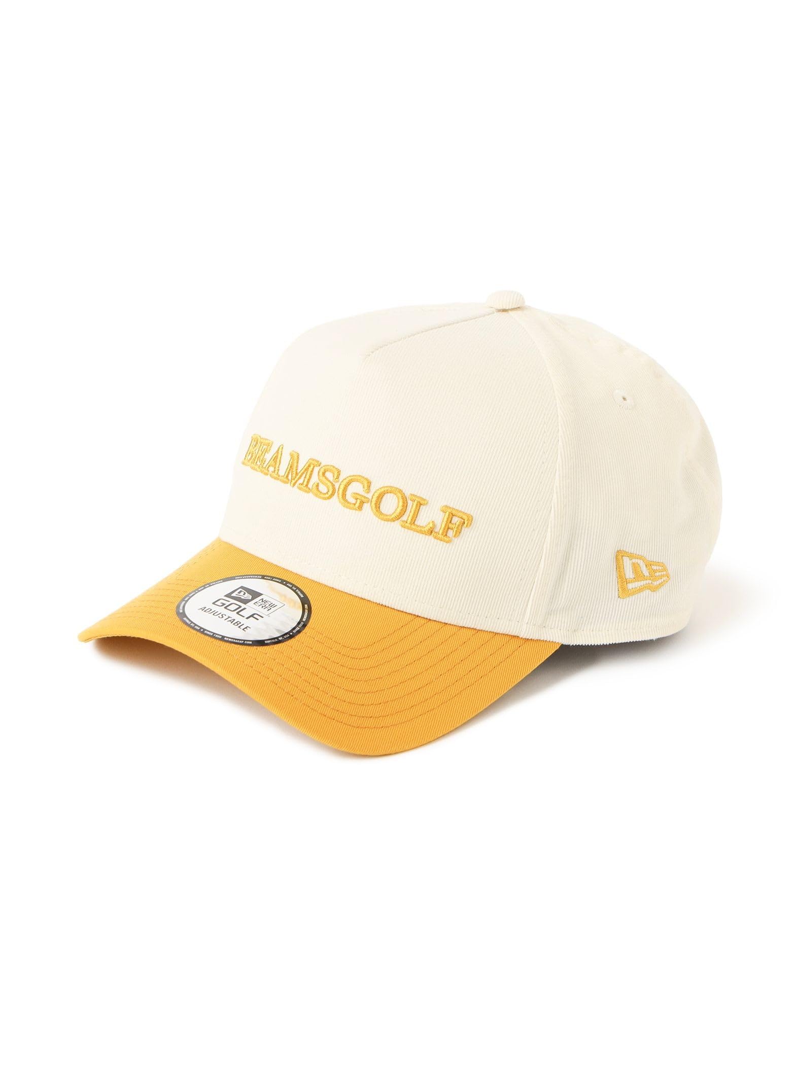 Beams Golf Hat New Era 9FORTY Corduroy Free 81411265123 [Special Order] A-Frame Cap, Yellow, Size,